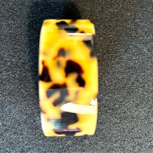 Acrylic tortoise cuff bracelet
